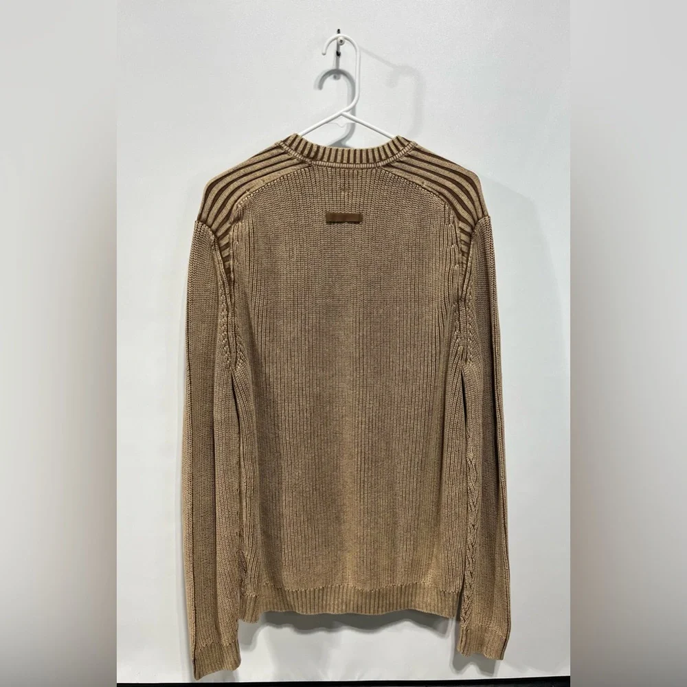 Tyler Boe Men’s 100%‎ Cotton Tan Crewneck Sweater Size XL